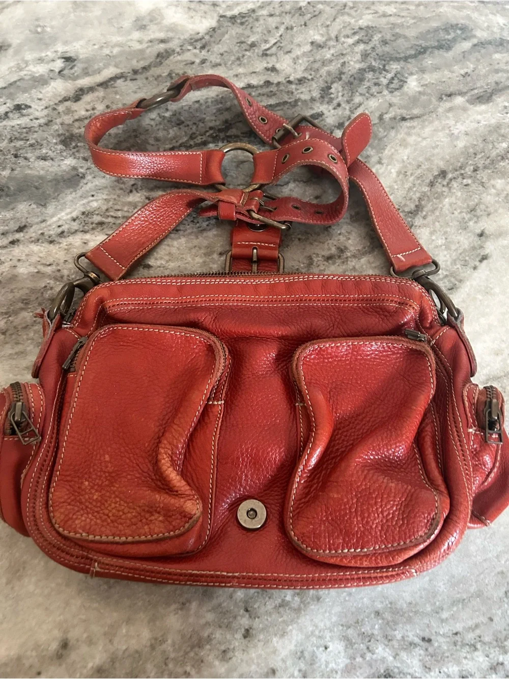 Roots vintage Leather Bag